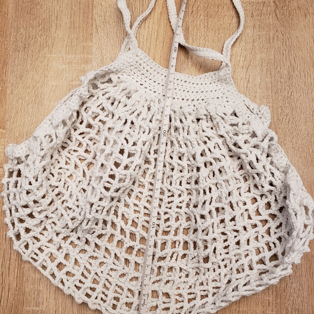 Crocheted French market bag